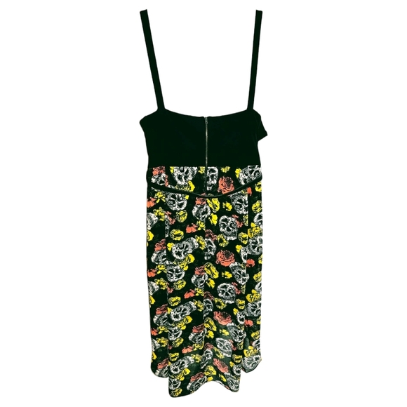 TORRID Vintage Fit & Flare Sleeveless Hi-Lo Floral , Skull Print Maxi Dress 3X - Picture 10 of 15